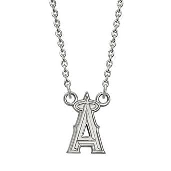 LogoArt Sterling Silver Los Angeles Angels of Anaheim Small Pendant Necklace