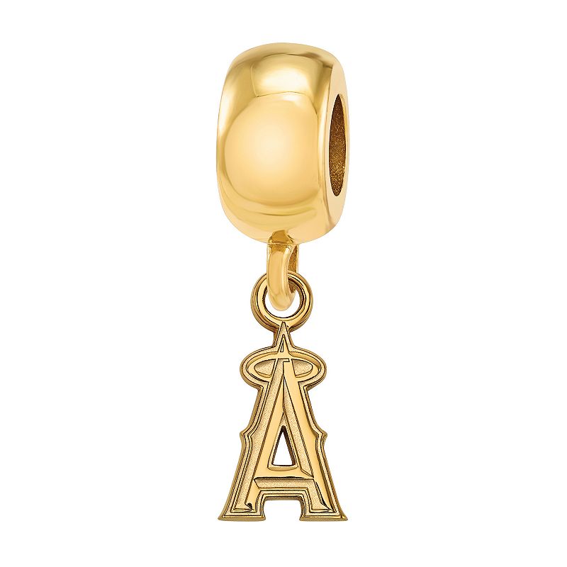 Sterling Silver LogoArt Los Angeles Angels Mini Dangle Bead, Womens, Size: