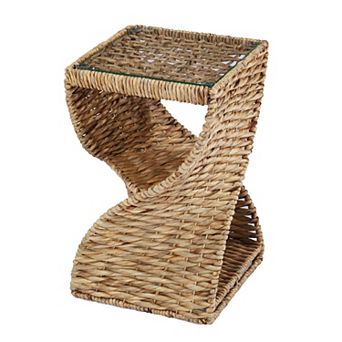 Southern Enterprises Auer Water Hyacinth End Table