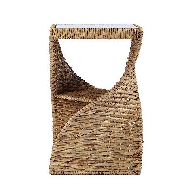 Southern Enterprises Auer Water Hyacinth End Table