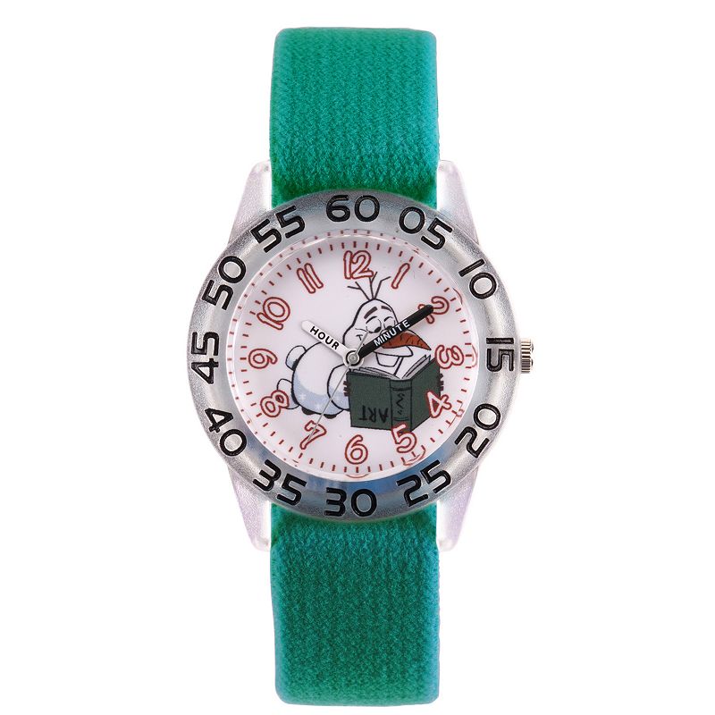 Disney's Frozen 2 Kids' Olaf Time Teacher Watch, Boy's, Size: Medium, Green