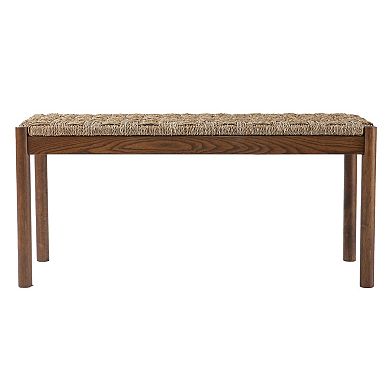 Southern Enterprises Savoya Seagrass Bench