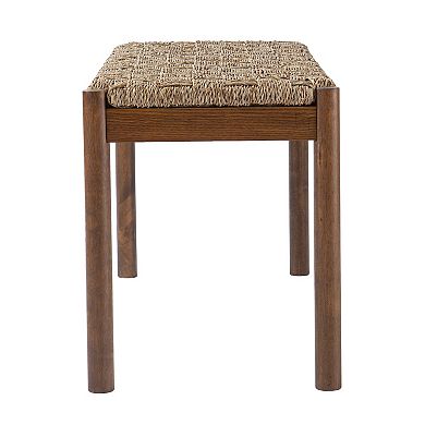 Southern Enterprises Savoya Seagrass Bench