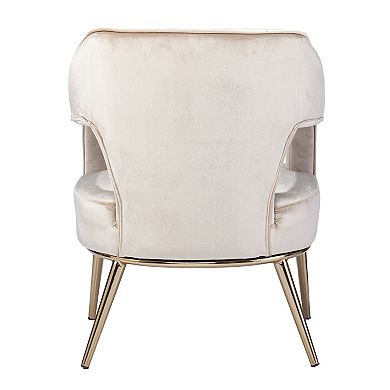 Southern Enterprises Elouise Upholstered Accent Chair