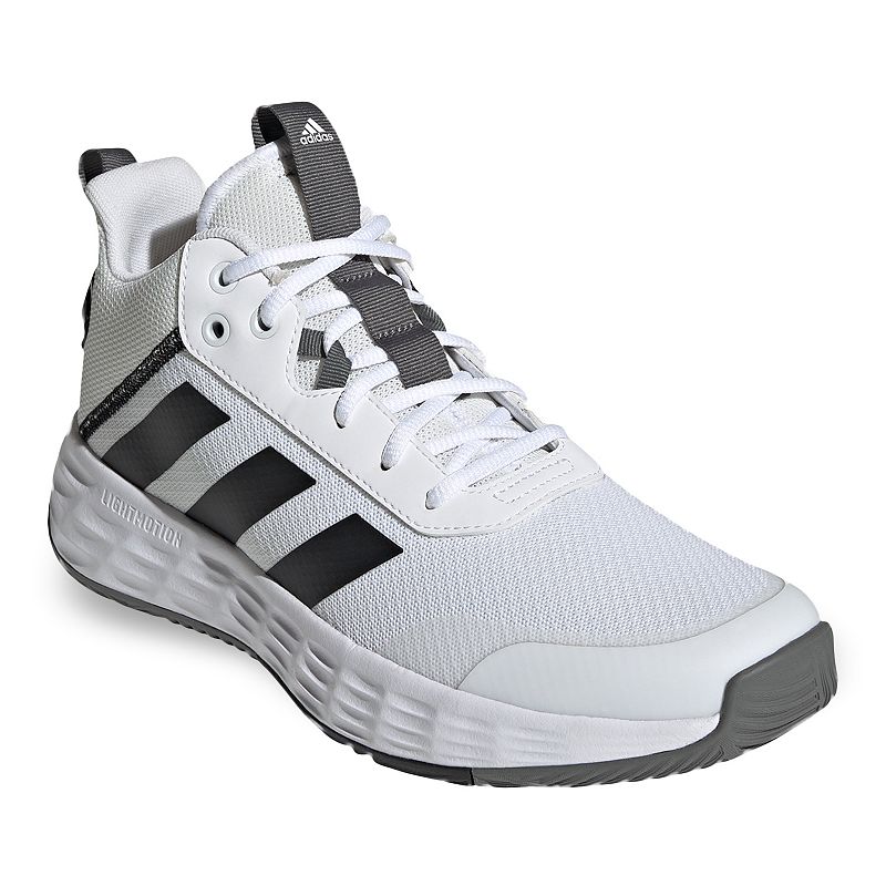 adidas Ownthegame 2.0 Mens Basketball Shoes, Size: 8.5, White