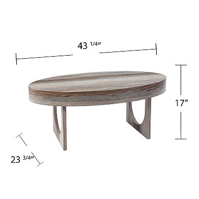 Southern Enterprises Chorie Faux Marble Coffee Table