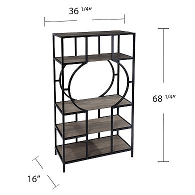 Southern Enterprises Tyreke 4-Shelf Bookcase