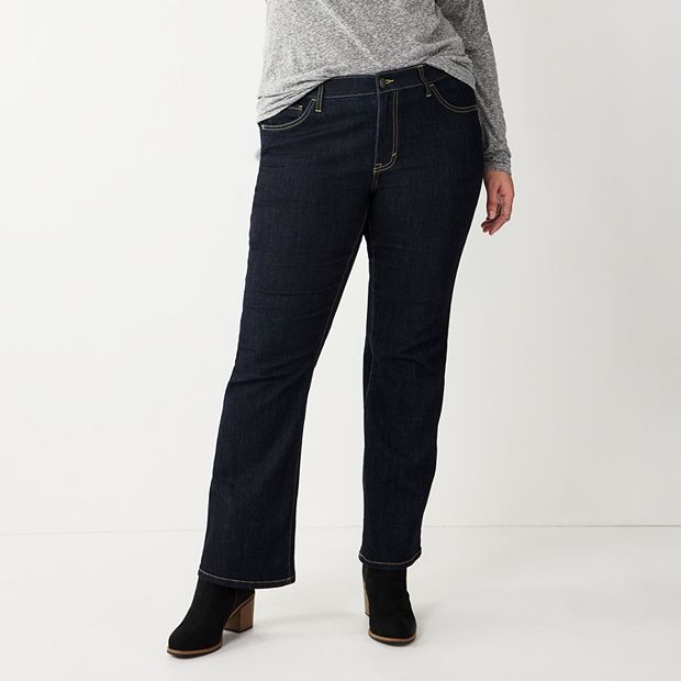 Kohls plus shop size jeans