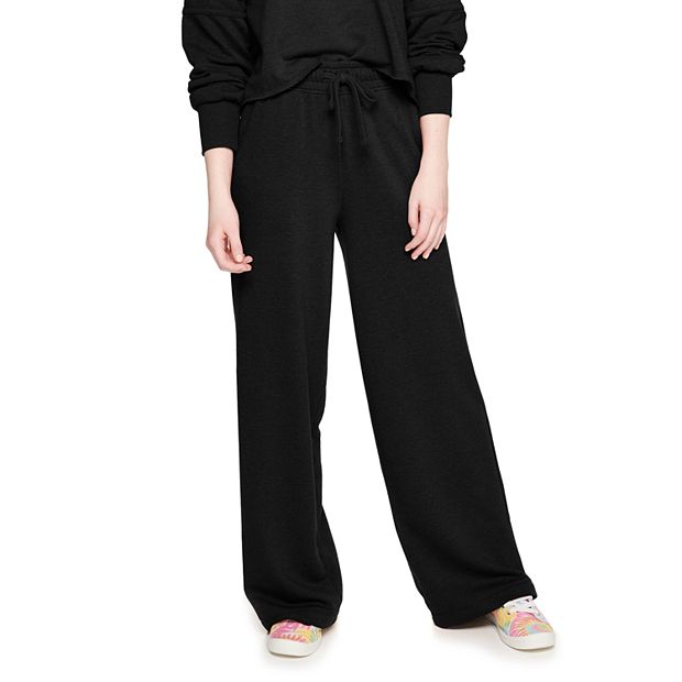 Juniors SO Wide Leg Sweatpants