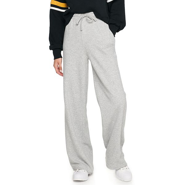 Juniors' SO® Wide Leg Sweatpants