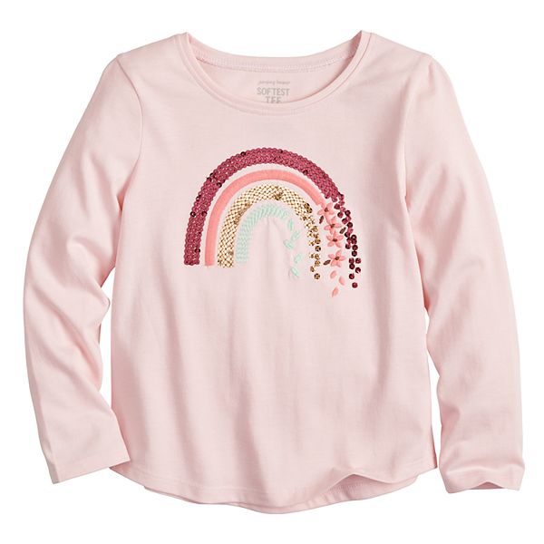Toddler Girl Jumping Beans® Rainbow Shirttail Top