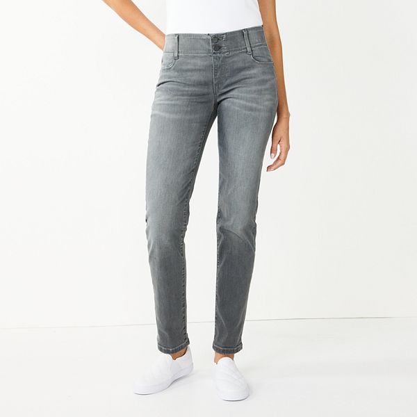 Kohls womens store elastic waist jeans