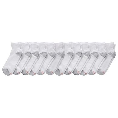 Men's Hanes Ultimate 12-pack Soft & Durable Ankle Socks