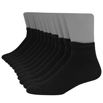 Men's Hanes® 12 Pack Ultimate Soft & Durable Ankle Socks