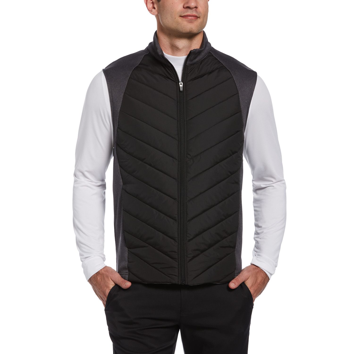 kohls mens quilted vest