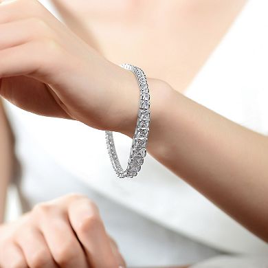 Sterling Silver Cubic Zirconia Tennis Bracelet