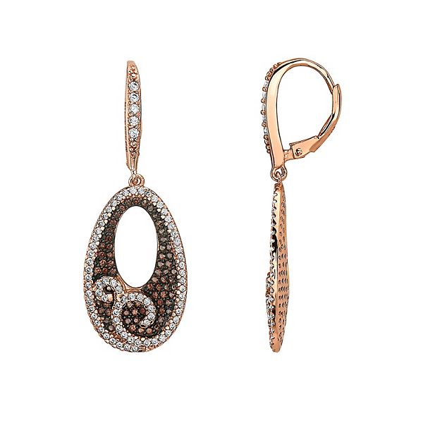 Kohls rose hot sale gold earrings