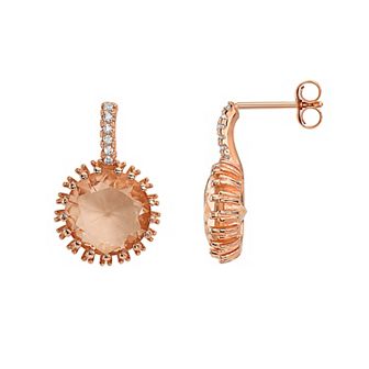 Sterling Silver Cubic Zirconia Stud Earrings
