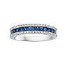 Sterling Silver Cubic Zirconia Band Ring