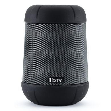 iHome Bluetooth Rechargeable Waterproof Speaker with 360° Stereo Sound & Color Changing Accent Lighting