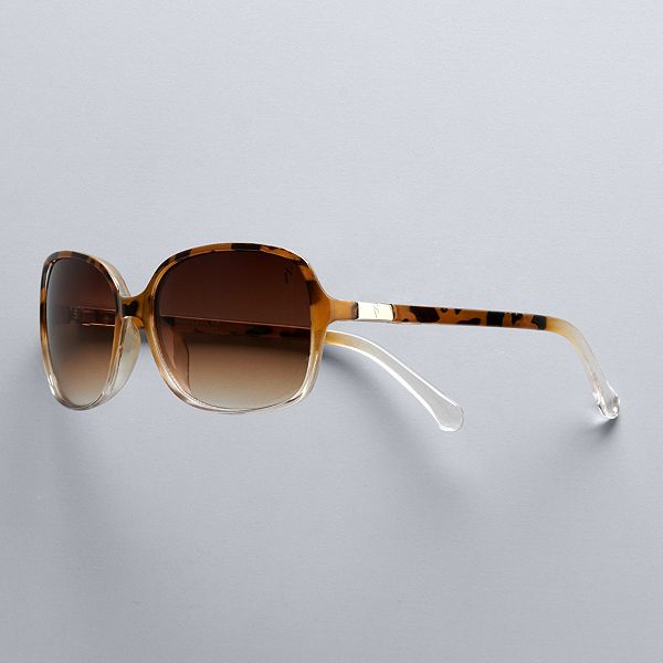 Women's Simply Vera Vera Wang 58mm Margot Rectangle Sunglasses Women's Simply Vera Vera Wang 58mm Margot Rectangle Sunglasses