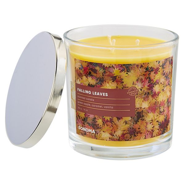 Sonoma Goods For Life® Falling Leaves 14-oz. Candle Jar