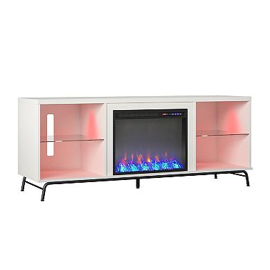 Ameriwood Home Melbourne Electric Fireplace TV Stand