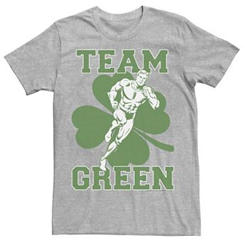 Men's DC Comics St. Patrick's Day Aquaman Team Green Tee