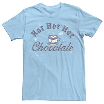 Men's Polar Express Hot Hot Hot Chocolate Portrait Tee