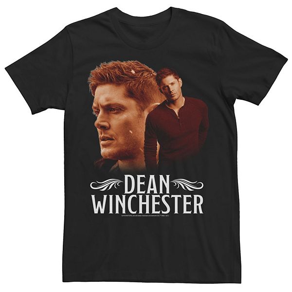 Men's Supernatural Dean Winchester Collage Poster Tee