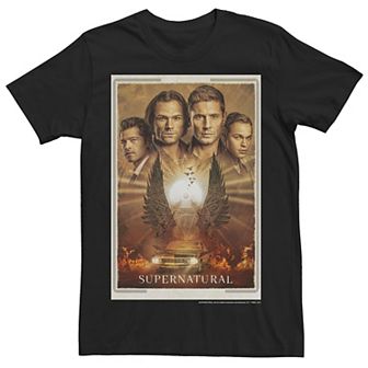 Men's Supernatural Collage Poster Tee
