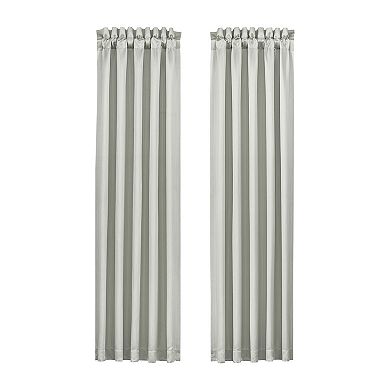 Five Queens Court Nouveau 84" Window Curtain Set