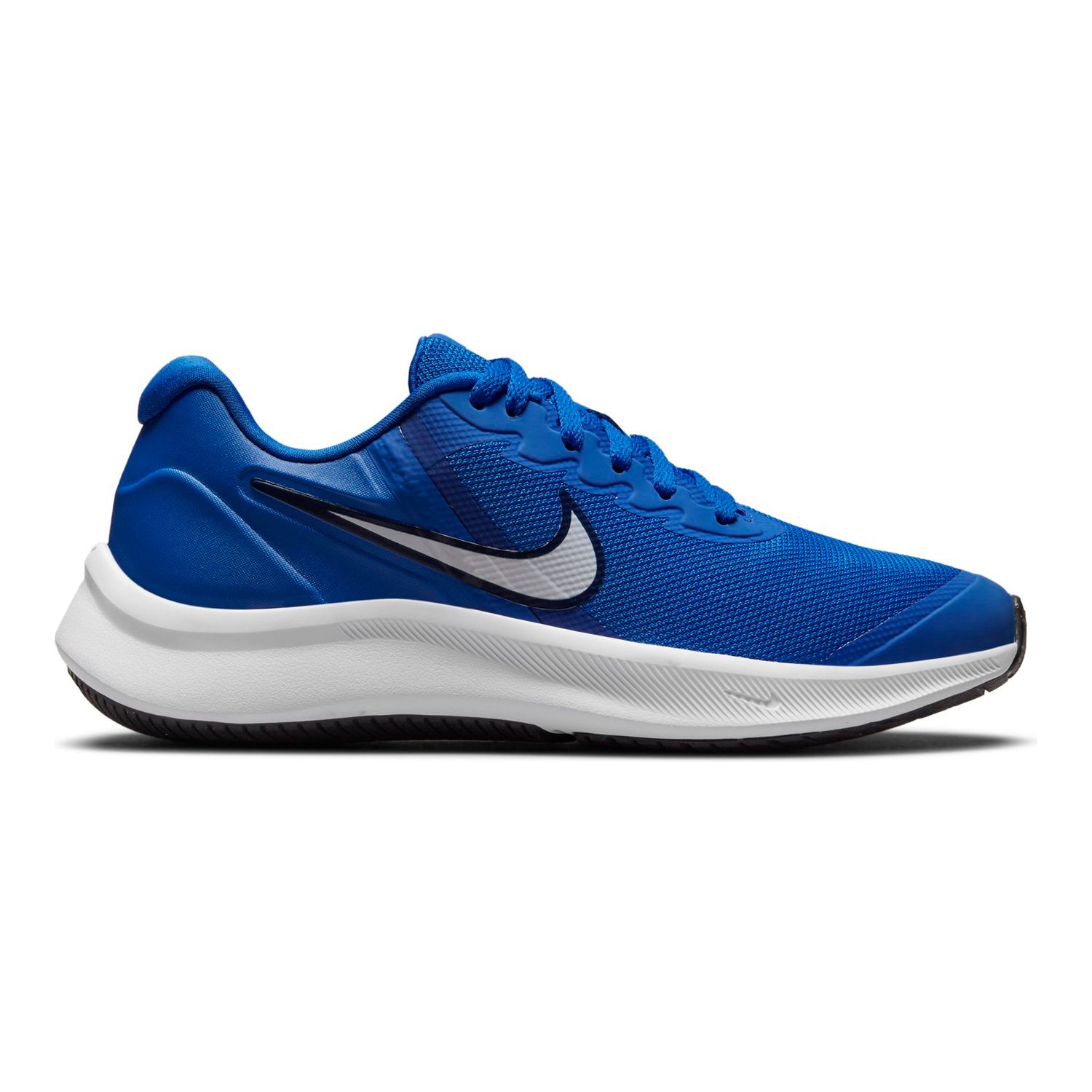 nike blue and grey running shoes