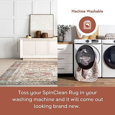 nuLOOM Mae Machine Washable Tribal Motif Rug