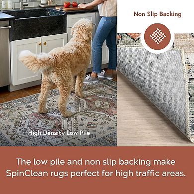 nuLOOM Mae Machine Washable Tribal Motif Rug