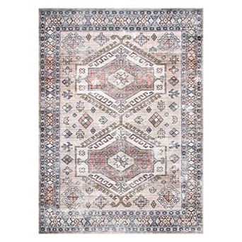 nuLOOM Mae Machine Washable Tribal Motif Rug