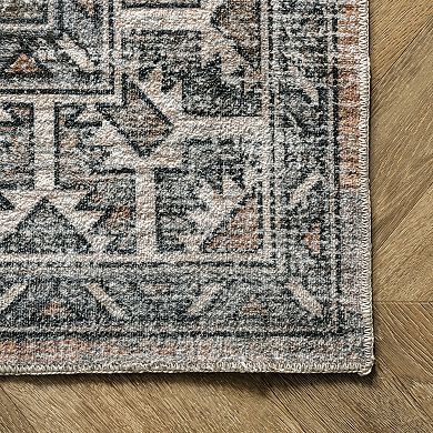 nuLOOM Bowie Machine Washable Tribal Pattern Rug