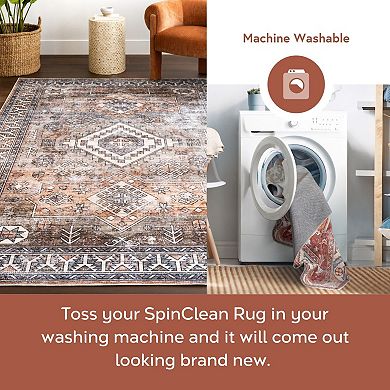 nuLOOM Bowie Machine Washable Tribal Pattern Rug