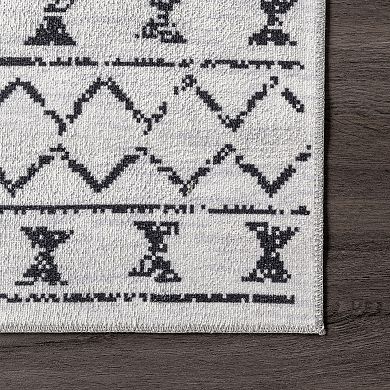 nuLOOM Noa Machine Tribal Moroccan Washable Rug