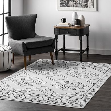 nuLOOM Noa Machine Tribal Moroccan Washable Rug