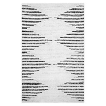 nuLOOM Romina Diamond Stripes Machine Washable Rug