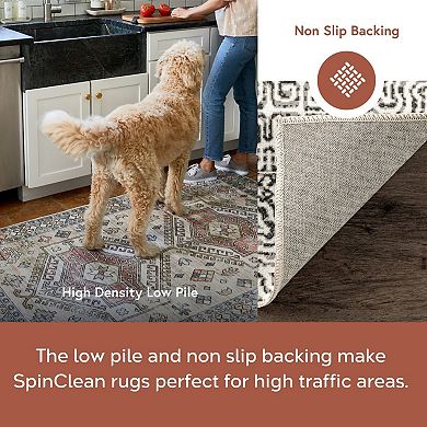 nuLOOM Hart Machine Washable Abstract Tribal Rug