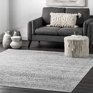 nuLOOM Hart Machine Washable Abstract Tribal Rug