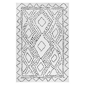nuLOOM Mila Machine Washable Diamond Trellis Rug
