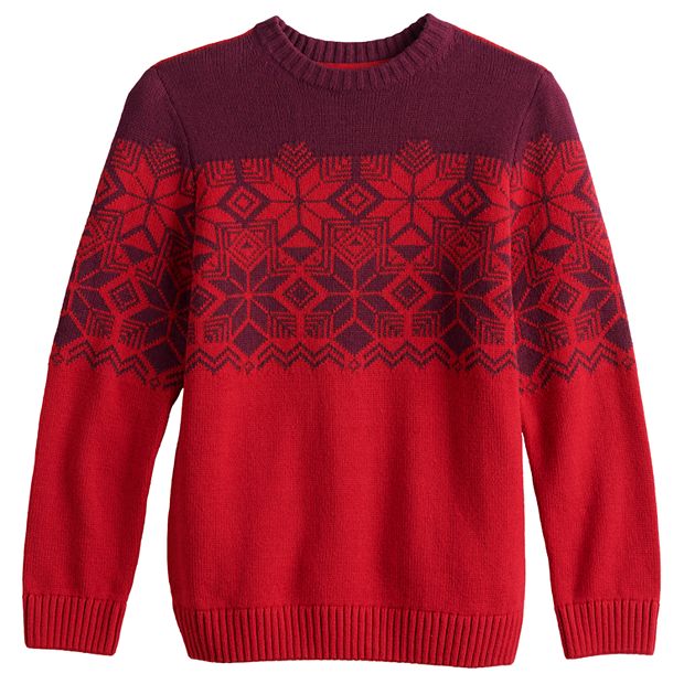 Boys 8-20 & Husky Sonoma Goods For Life® Snowflake Sweater