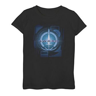 Girls 7-16 Marvel WandaVision S.W.O.R.D. Digital Logo Graphic Tee