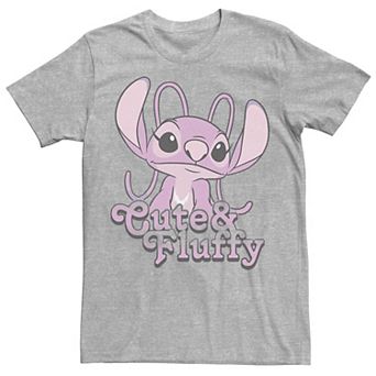 Disney's Lilo & Stitch Valentine's Day Angel Cute & Fluffy Men's Tee
