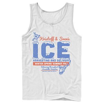 Disney's Frozen Men's Kristoff & Sven's Ice Harvesting And Delivery Tank Top