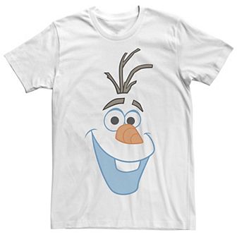 Disney's Frozen Olaf Men's Big Face Cartoon Tee