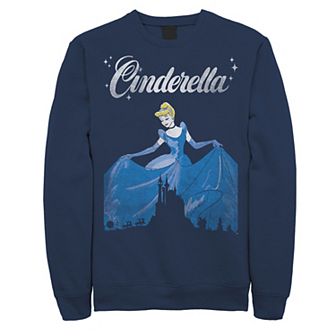 Disney's Cinderella Vintage Castle Silhouette Men's Sweatshirt